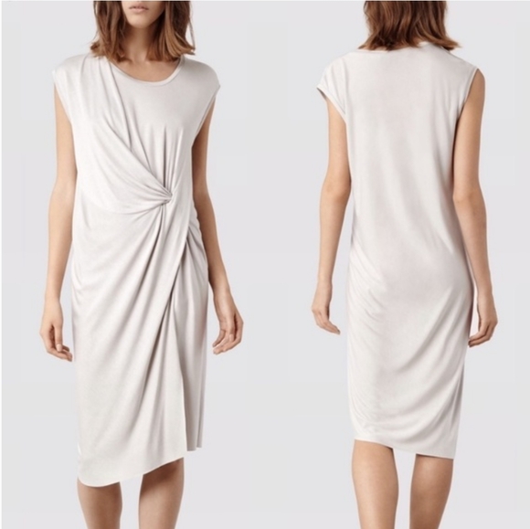 All Saints Dresses & Skirts - All Saints Leena VI Knot Wrap Front Jersey Dress